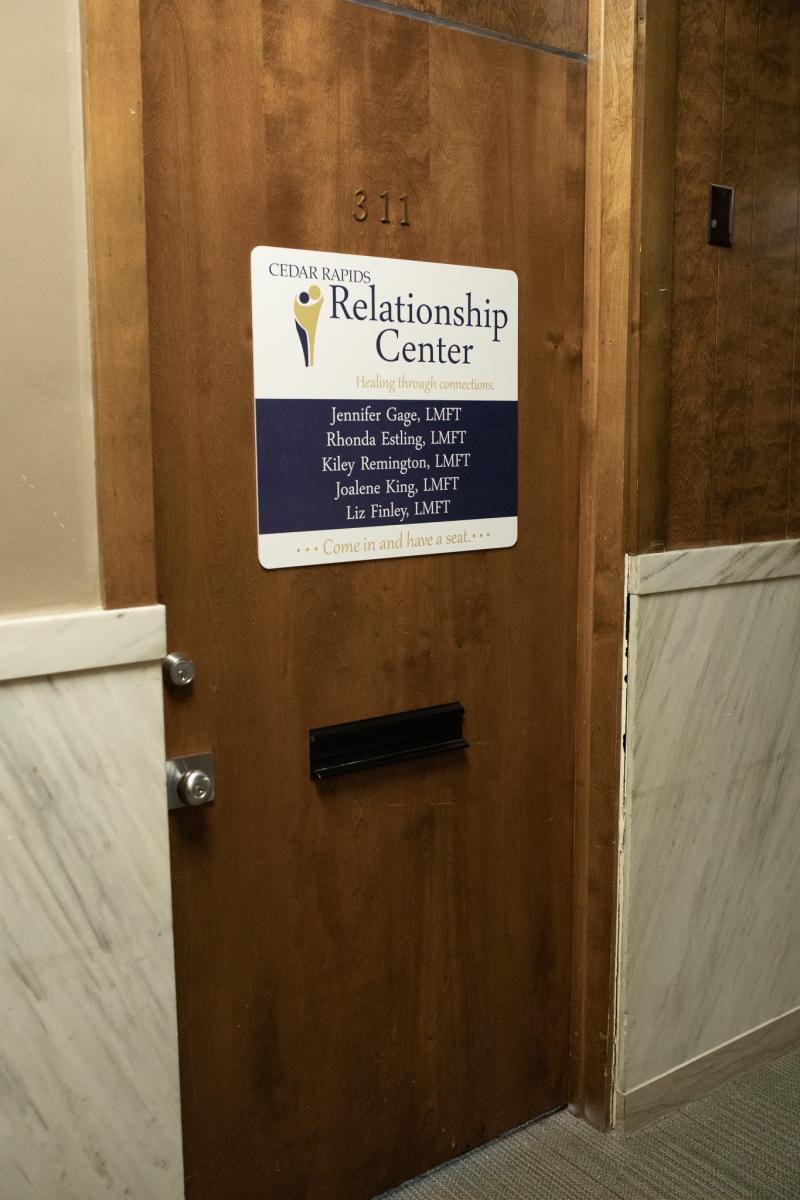 Door leading to our suite.Please come in and have a seat